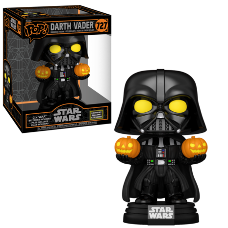 Funko POP! SUPER LIGHTS AND SOUNDS DARTH VADER 727 HOLDING JACK-O-LANTERNS Pre-Order