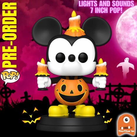 Funko POP! SUPER LIGHTS AND SOUNDS MICKEY MOUSE 1493 IN PUMPKIN COSTUME Pre-Order