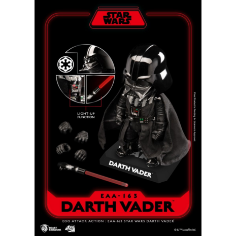 Beast Kingdom EGG Attack Action EAA-163 Star Wars Darth Vader