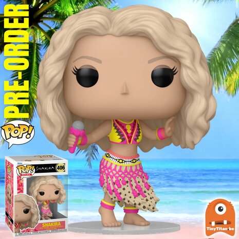 Funko POP! Shakira 406 Waka Waka Rocks Pre-Order