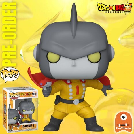 Funko POP! Gamma 1 1701 Dragonball Super Pre-Order