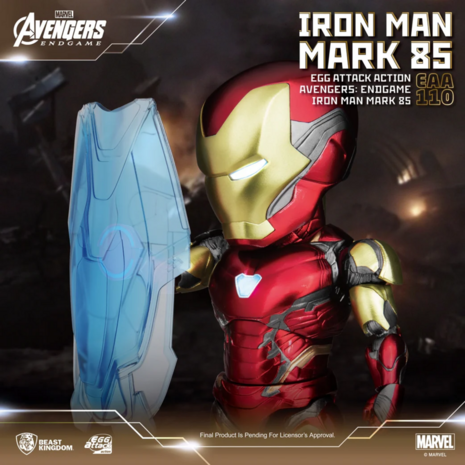 Beast Kingdom EGG Attack Action EAA-110 Avengers:Endgame Iron Man Mark 85