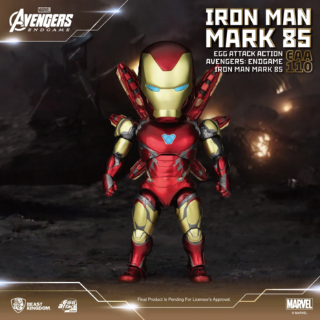 Beast Kingdom EGG Attack Action EAA-110 Avengers:Endgame Iron Man Mark 85