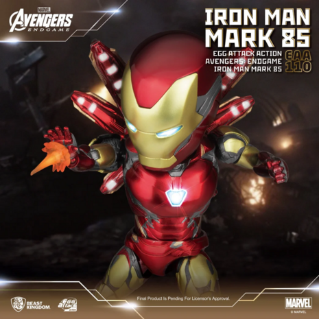 Beast Kingdom EGG Attack Action EAA-110 Avengers:Endgame Iron Man Mark 85