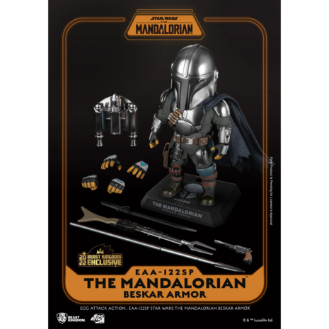 Beast Kingdom EGG Attack Action EAA-122SP STAR WARS The Mandalorain Beskar Armo Exclusive