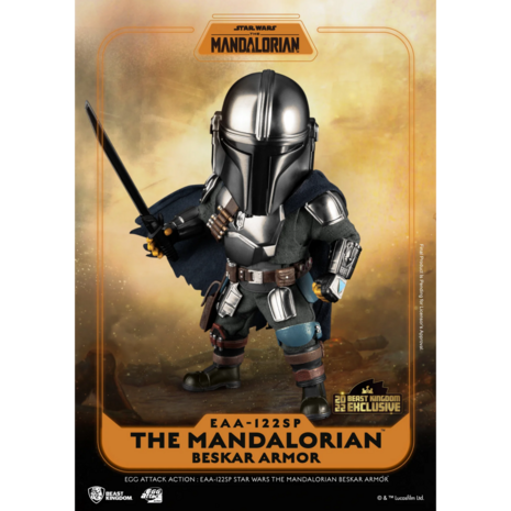 Beast Kingdom EGG Attack Action EAA-122SP STAR WARS The Mandalorain Beskar Armo Exclusive