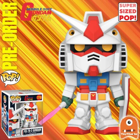 Funko POP! RX-78-2 Gundam 6 INCH 1716 MS Gundam Pre-Order