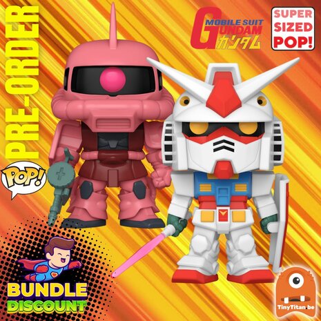 Funko POP! Super Discount Bundle of 2 - 6 INCH MS Gundam Pre-Order