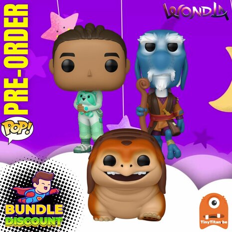 Funko POP! Super Discount Bundle of 3 Wondla Pre-Order