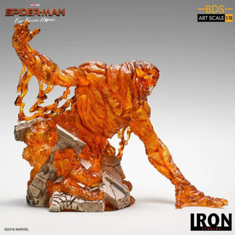 Iron Studios - Statue Molten-Man - Spider-Man: Far From Home - Bds Art Scale 1/10