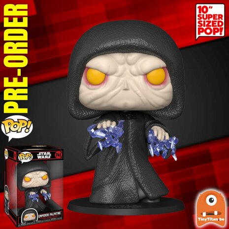 Funko POP! Emperor Palpatine 741 10 INCH The Darkside Star Wars Pre-Order