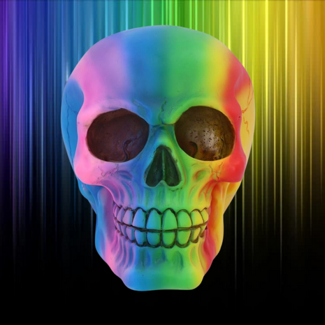 Nemesis Now - Rainbow Skull 15.5cm