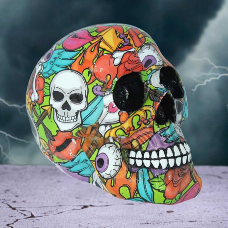 Nemesis Now - Calypso Graphic Art Printed Skull