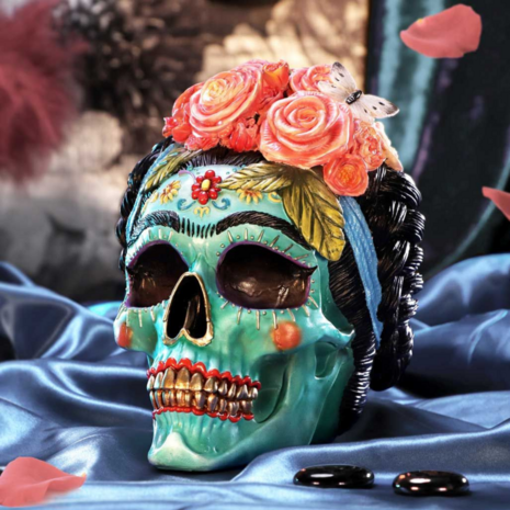 Nemesis Now - Calavera de Azucar Mexican Skull 19cm