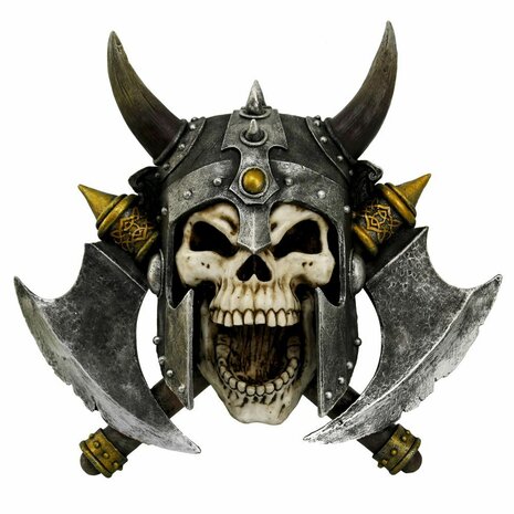 Nemesis Now - Valhalla's Vengeance Skeleton Viking Wall Plaque 33cm