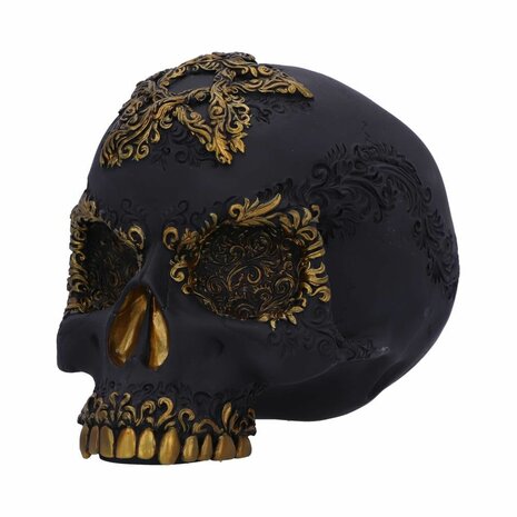 Nemesis Now - Divine Demise Black and Gold Skull 15.5cm