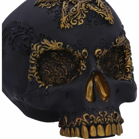 Nemesis Now - Divine Demise Black and Gold Skull 15.5cm