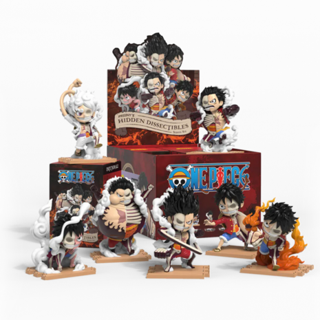 MIGHTY JAXX - FREENY'S HIDDEN DISSECTIBLES: ONE PIECE (LUFFY’S GEARS EDITION) - BlindBox R