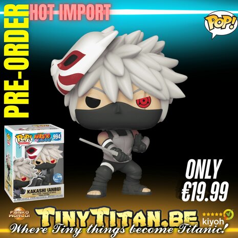 Funko POP! Kakashi Anbu 994 Naruto Exclusive Pre-order