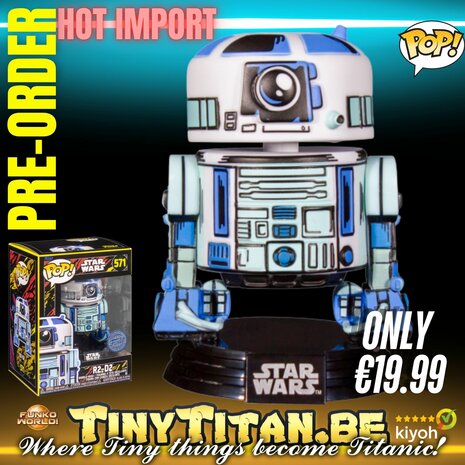 Funko POP! R2-D2 Retro Series 571 Star Wars Exclusive Pre-order