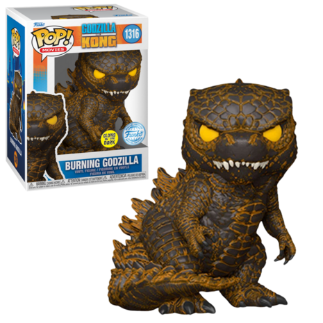 Funko POP!  Burning Godzilla GITD Godzilla Singular Point Exclusive Pre-order