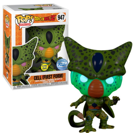 Funko POP! Cell First Form GITD 947 Dragon Ball Z Exclusive Pre-order