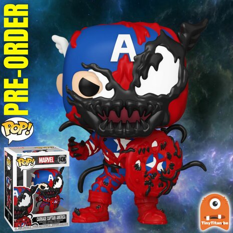 Funko POP! Captain America 1436 Carnagized Marvel  Pre-Order