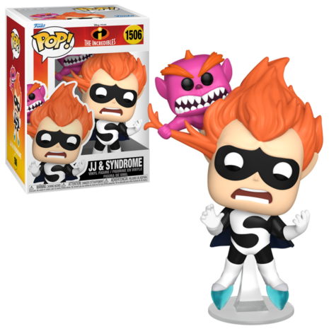 Funko POP! JJ & Syndrome 1506 Incredibles 20th Anniversary Disney  Pre-Order