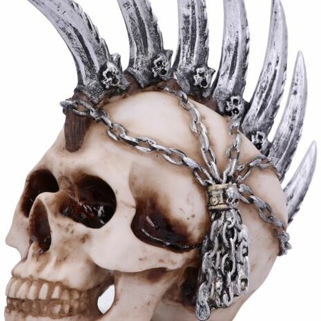 Nemesis Now - Chain Blade Mohican Mohawk Knife Skull 17.5cm