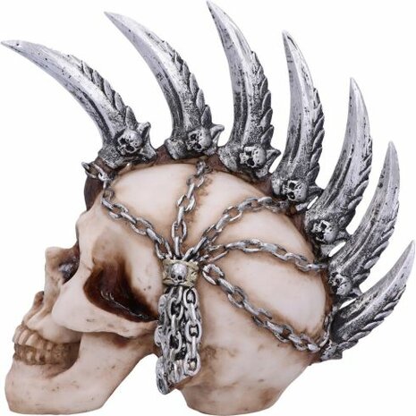 Nemesis Now - Chain Blade Mohican Mohawk Knife Skull 17.5cm