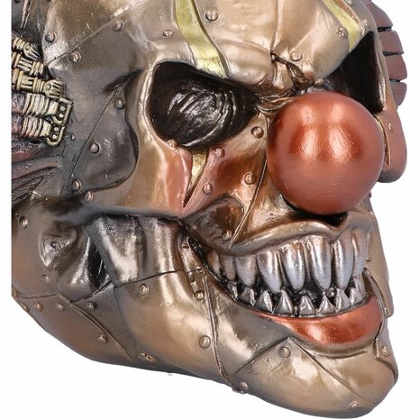 Nemesis Now - Mechanical Laughter Horror Steampunk Clown Skull 18.0cm