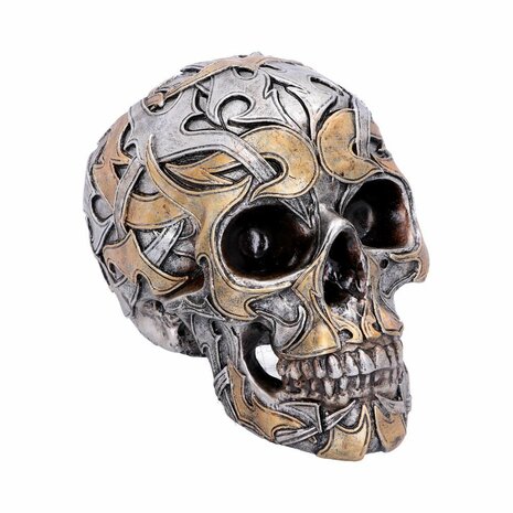 Nemesis Now - Tribal Traditions Large Metallic Skull 19.5cm