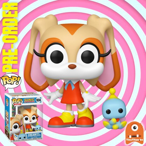 Funko POP! & Buddy Cream with Cheese 1034 Sonic The Hedgehog Pre-Order