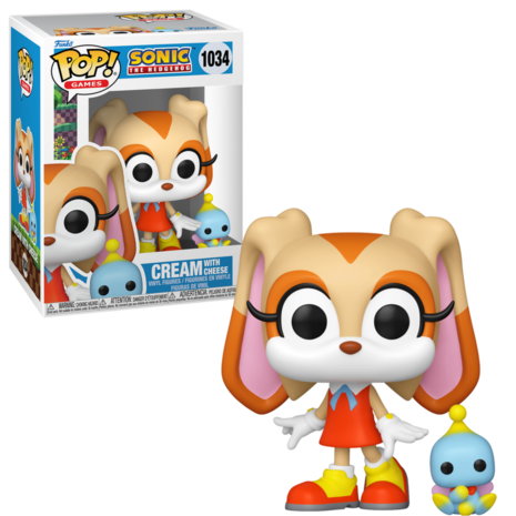 Funko POP! & Buddy Cream with Cheese 1034 Sonic The Hedgehog Pre-Order