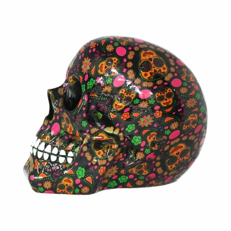 Nemesis Now - Viva! Day of the Dead Print Skull 19cm