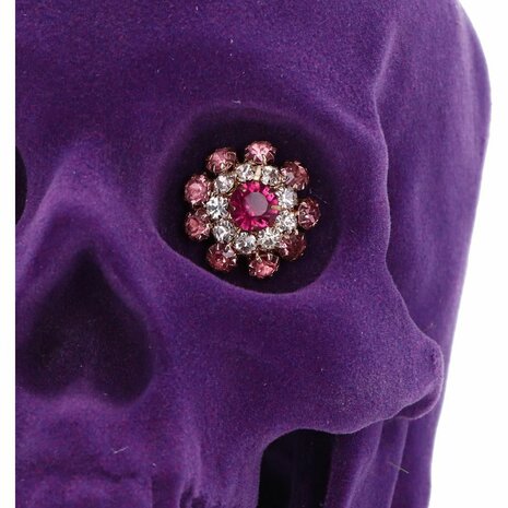 Nemesis Now - Jewelled Gaze Purple Skull 18.7cm