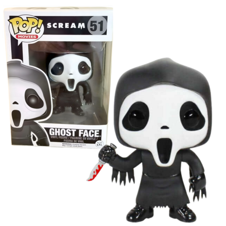 Funko POP! Movies Ghost Face 51 Scream Vaulted 9.5/10