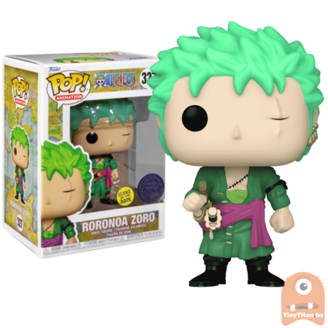 Funko POP! Animation Roronoa Zoro GITD 327 One Piece Exclusive