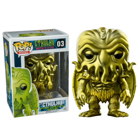 Funko POP! Cthulhu Gold Metallic Vaulted 9.5/10