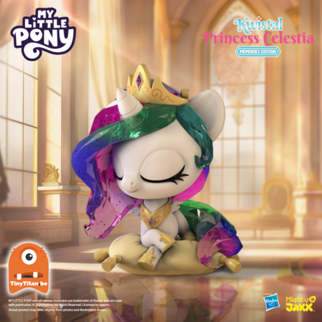 Mighty Jaxx - Kwistal: My Little Pony Princess Celestia Memories Edition 6 INCH Pre-Order