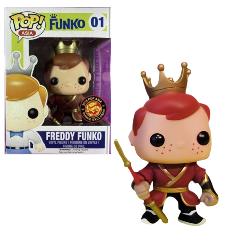 Funko POP! Freddy Funko 01Monkey King 2015 Asia Vaulted 9.5/10