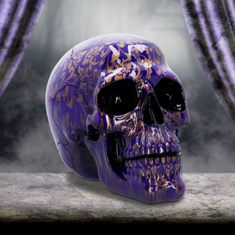 Nemesis Now - Indigo Elegance Skull 18.5cm