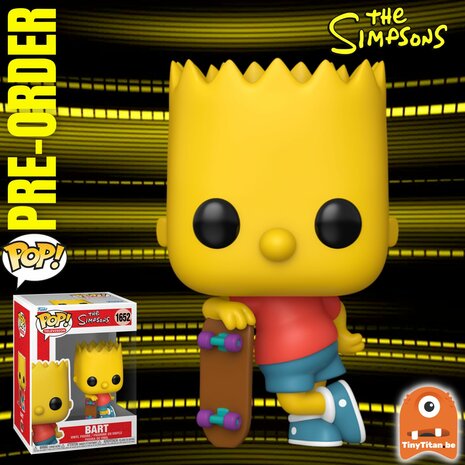 Funko POP! Bart Simpson with Skateboard 1652 The Simpsons Pre-Order