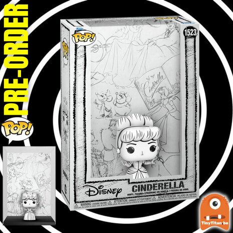 Funko POP! Art Cover Cinderella (Sketched) 1523 Disney Pre-Order