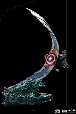 Iron Studios - Statue Captain America Sam Wilson (Deluxe) -The Falcon and the Winter Soldier - Art Scale 1/10