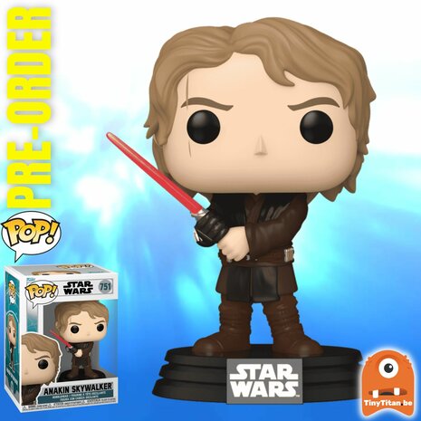 Funko POP! Anakin Skywalker with Lightsaber 751 Star Wars Ahsoka Pre-Order