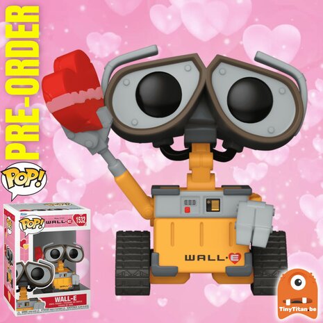 Funko POP! Walle-E 1532 Pixar Valentine Pre-Order