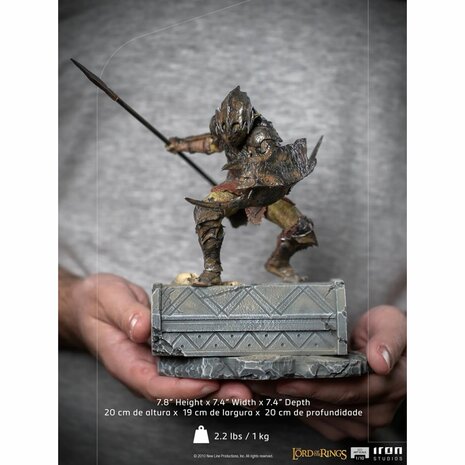 Iron Studios - Statue Armored Orc - Lord of the Rings - Art Scale 1/10