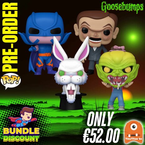 Funko POP!  Super Discount Bundle of 4 - Goosebumps Pre-Order