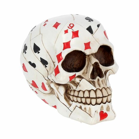 Nemesis Now - Dead Mans Hand Playing Card Skull 15.0cm